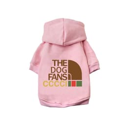 image-Letters Winter Pet Dog Hoodies Cotton Warm Dog Clothes For Small Medium Pet Outfits Cute Spring Dogs Coats Jacket Yorkshire