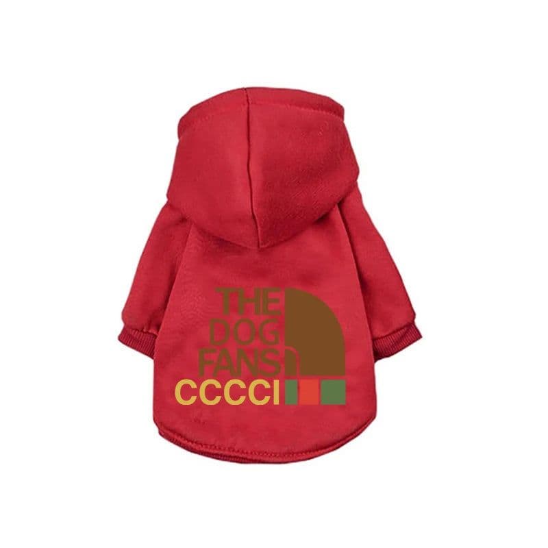 image-Letters Winter Pet Dog Hoodies Cotton Warm Dog Clothes For Small Medium Pet Outfits Cute Spring Dogs Coats Jacket Yorkshire