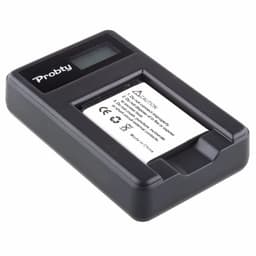 image-1800mAh Li-40B Li-42B EN-EL10 Battery + LCD Charger for Olympus Li 40B 42B, Nikon EN EL10, FinePix XP70 XP60 XP50 T550