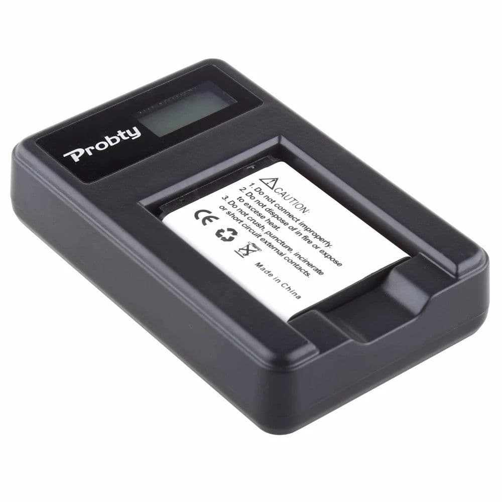 image-1800mAh Li-40B Li-42B EN-EL10 Battery + LCD Charger for Olympus Li 40B 42B, Nikon EN EL10, FinePix XP70 XP60 XP50 T550