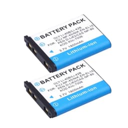 image-1800mAh Li-40B Li-42B EN-EL10 Battery + LCD Charger for Olympus Li 40B 42B, Nikon EN EL10, FinePix XP70 XP60 XP50 T550