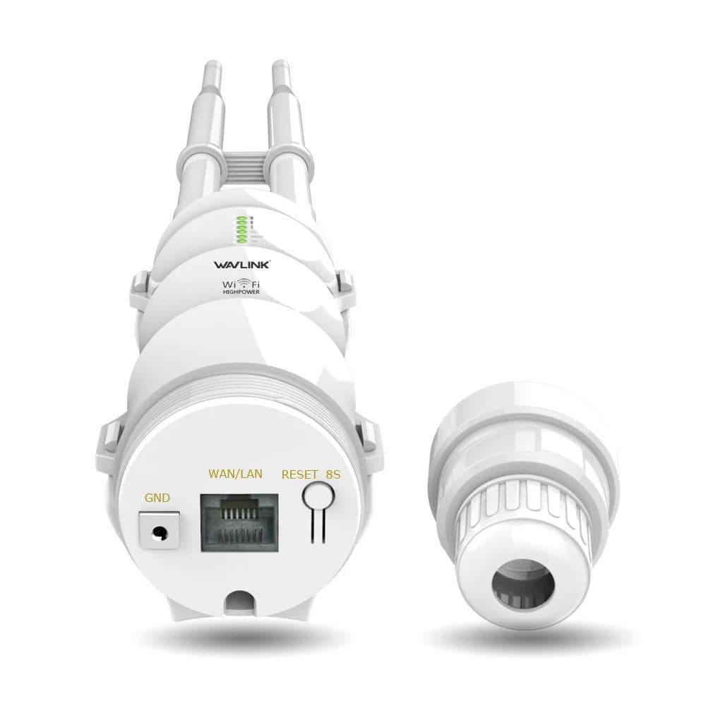 image-Wavlink N300 High Power Outdoor Weatherproof 30dbm Wireless Wifi Router/AP Repeater/Extender 2.4G 15KV Outer Detachable Antenna