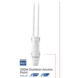image-Wavlink N300 High Power Outdoor Weatherproof 30dbm Wireless Wifi Router/AP Repeater/Extender 2.4G 15KV Outer Detachable Antenna