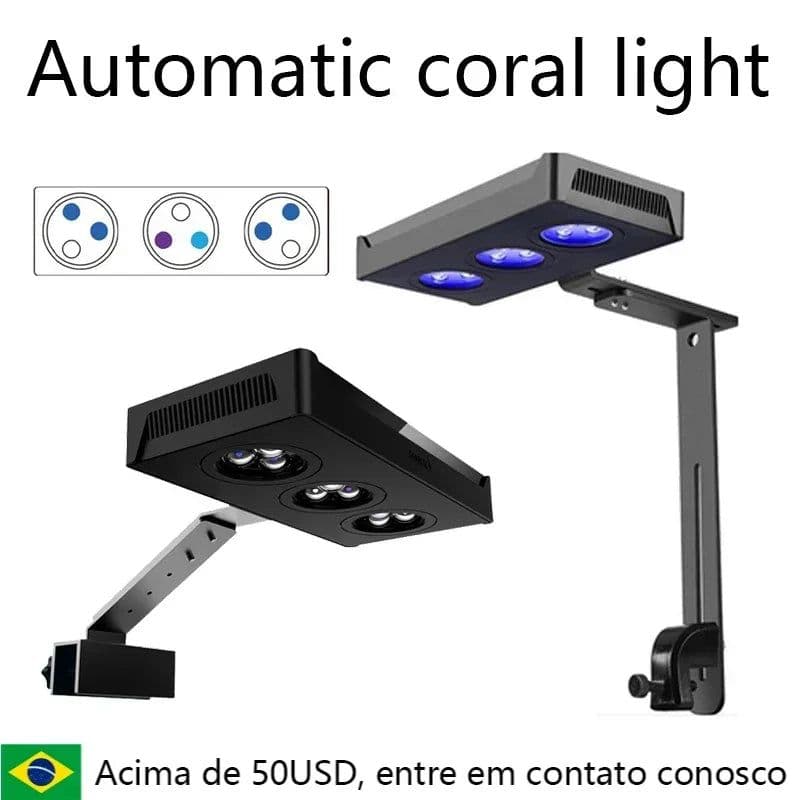 image-Spectra Nano 029 Aquarium Light 30W 40W Saltwater Lighting with Touch Control for Coral Reef Fish Tank Mobile WIFI Control