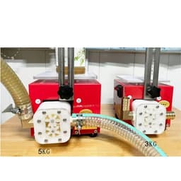image-5KG Smart Honey Filling Machine 2022 New Commercial Gear Pump Driving Input Honey Liquid Automatic Max Filler Food Processor