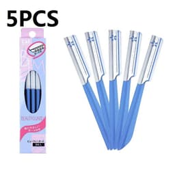 image-3/5pcs Eyebrow Epilator Sets for Women Makeup Beauty Eyebrows Hair Removal Styling Tool Steel Blade Facial Sourcil Razor Trimmer