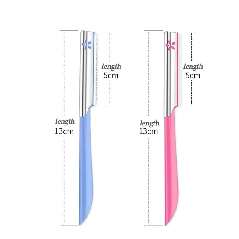 image-3/5pcs Eyebrow Epilator Sets for Women Makeup Beauty Eyebrows Hair Removal Styling Tool Steel Blade Facial Sourcil Razor Trimmer