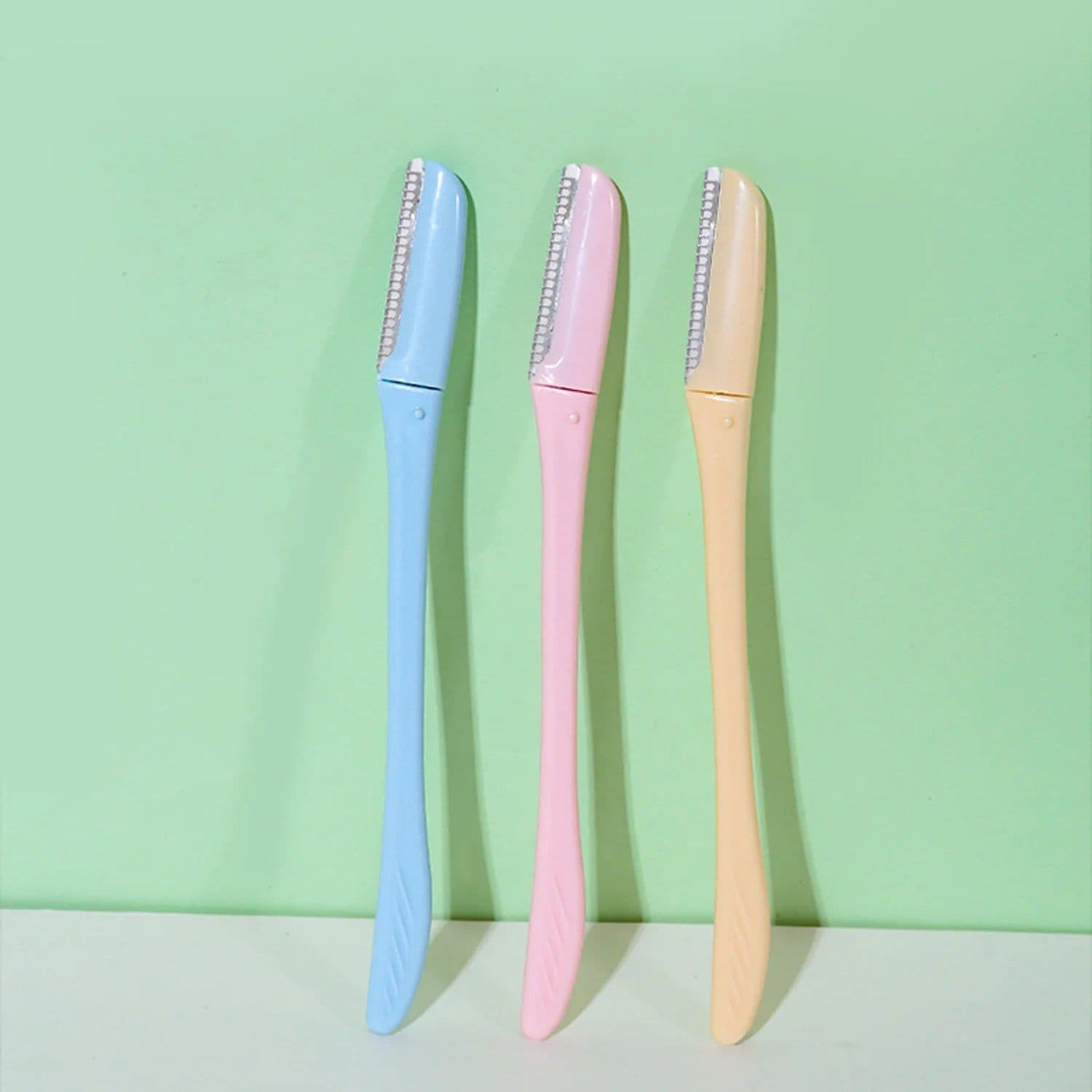 image-3/5pcs Eyebrow Epilator Sets for Women Makeup Beauty Eyebrows Hair Removal Styling Tool Steel Blade Facial Sourcil Razor Trimmer