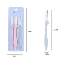 image-3/5pcs Eyebrow Epilator Sets for Women Makeup Beauty Eyebrows Hair Removal Styling Tool Steel Blade Facial Sourcil Razor Trimmer