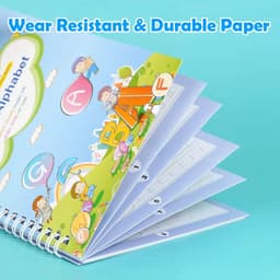 image-4 Books Pen Magic Copy Book Free Wiping Children Kids Writing Sticker Practice English Copybook For Calligraphy Montessori Gift
