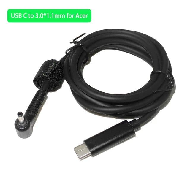 image-USB Type C PD Converter Universal Laptop Charging Cable Cord Dc Power Adapter for Dell Asus Lenovo Notebook Power Supply Cable