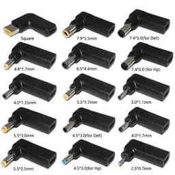 image-Laptop Power Adapter Connector Dc Plug USB Type C Female to Universal Male Jack Converter for Hp Dell Asus Acer Lenovo Notebook