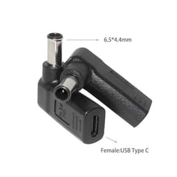 image-Laptop Power Adapter Connector Dc Plug USB Type C Female to Universal Male Jack Converter for Hp Dell Asus Acer Lenovo Notebook