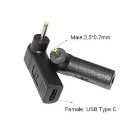 image-Laptop Power Adapter Connector Dc Plug USB Type C Female to Universal Male Jack Converter for Hp Dell Asus Acer Lenovo Notebook