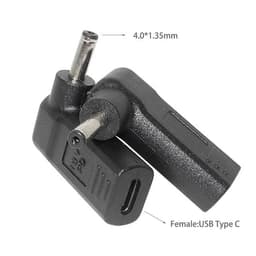 image-Laptop Power Adapter Connector Dc Plug USB Type C Female to Universal Male Jack Converter for Hp Dell Asus Acer Lenovo Notebook
