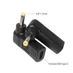image-Laptop Power Adapter Connector Dc Plug USB Type C Female to Universal Male Jack Converter for Hp Dell Asus Acer Lenovo Notebook
