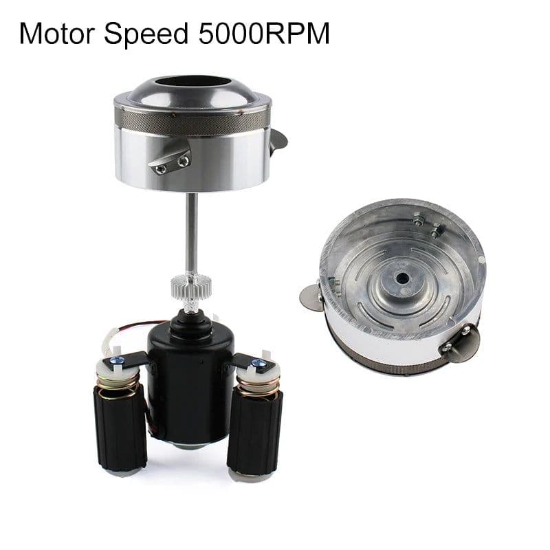 image-JIQI A set of Sugar Boilers Head With Motor Fancy Cotton Candy Machine Accessories Sugar Floss Melting Outlet Fittings Parts 12V
