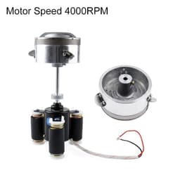 image-JIQI A set of Sugar Boilers Head With Motor Fancy Cotton Candy Machine Accessories Sugar Floss Melting Outlet Fittings Parts 12V