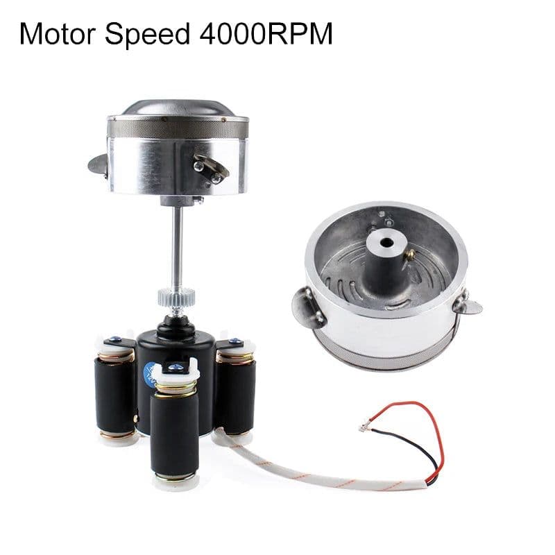 image-JIQI A set of Sugar Boilers Head With Motor Fancy Cotton Candy Machine Accessories Sugar Floss Melting Outlet Fittings Parts 12V