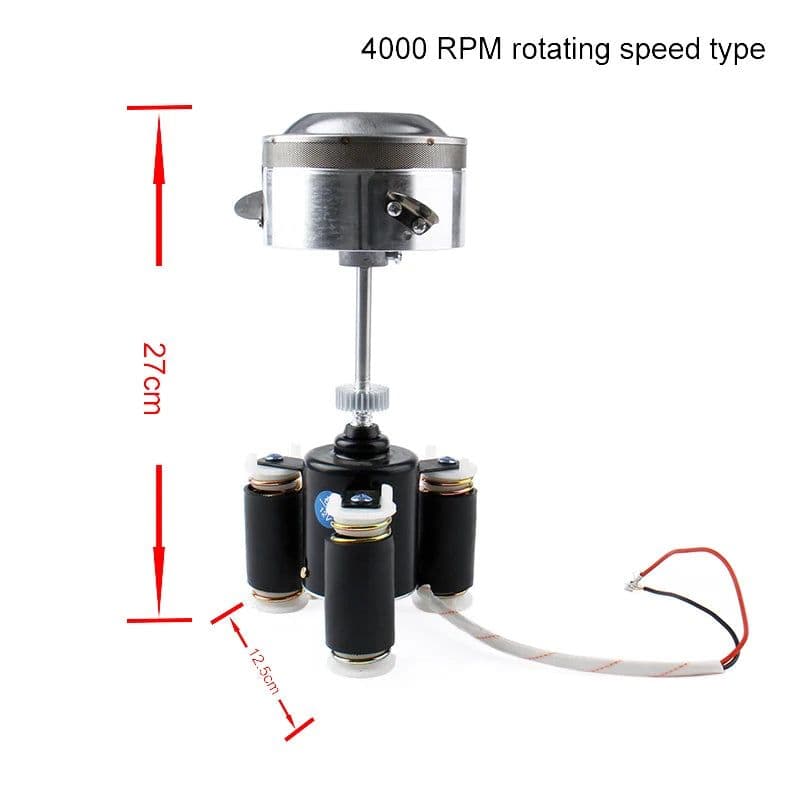 image-JIQI A set of Sugar Boilers Head With Motor Fancy Cotton Candy Machine Accessories Sugar Floss Melting Outlet Fittings Parts 12V