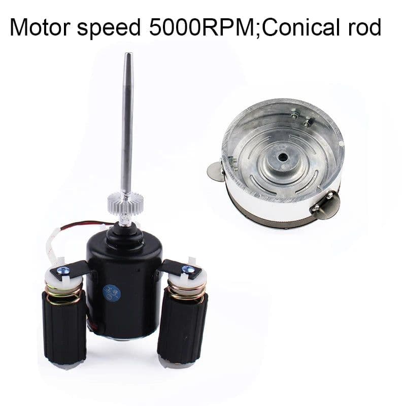 image-JIQI A set of Sugar Boilers Head With Motor Fancy Cotton Candy Machine Accessories Sugar Floss Melting Outlet Fittings Parts 12V