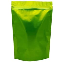 image-100pcs Standing Up Aluminum Foil Zip Lock Bags Matt Finish in Black/Red/Green Color - Zipper Close Grocery Plastic Packing Pouch