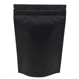 image-100pcs Standing Up Aluminum Foil Zip Lock Bags Matt Finish in Black/Red/Green Color - Zipper Close Grocery Plastic Packing Pouch