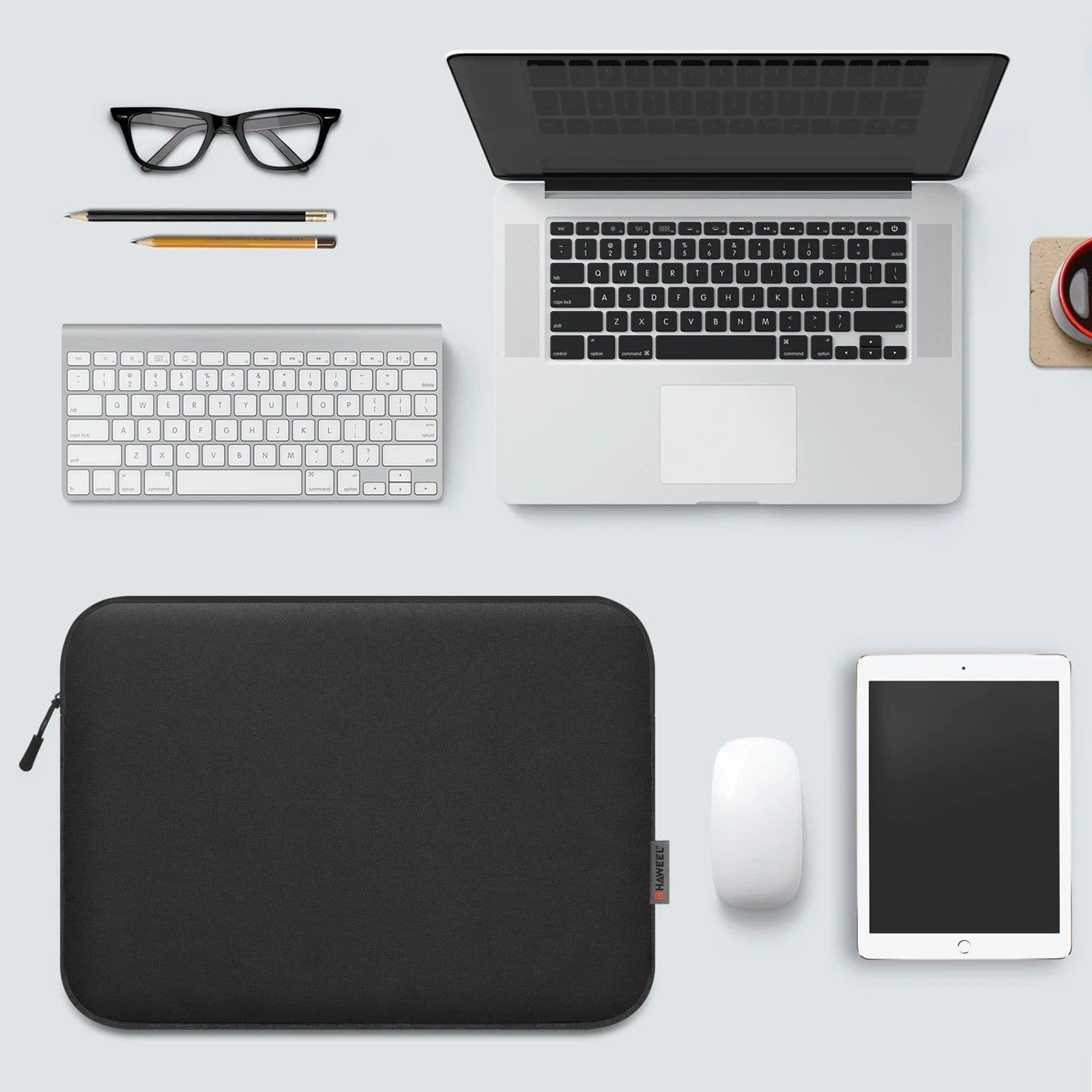 image-HAWEEL 16 15 13 inch Laptop Sleeve Case Zipper Briefcase Bag for 15-16.7 14-15 12.5-13.5 inch Laptop Bag
