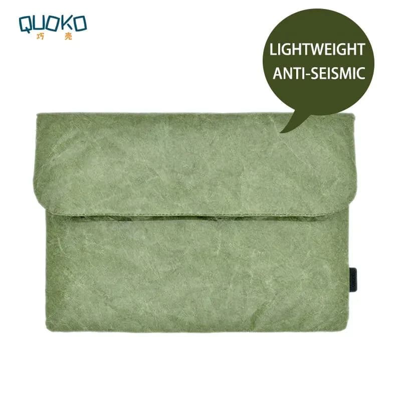 image-Vintage Old Style Laptop Bag Cover,Tyvek Fiber Paper Laptop Sleeve Case For M1 MacBook Air Pro 13.3/14/15.4/16 inch Dell Huawei