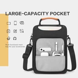 image-NIDOO Laptop Bag Sleeve For MacBook Air Pro 13 M1 Shoulder Bag For iPad Pro 12.9 Waterproof Notebook Briefcase Case Handbag
