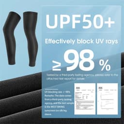 image-WEST BIKING Summer Cycling Running Legs Sleeve Ice Silk UV Protection Compression Non-Slip Leg Warmer Cooling Sport Gear