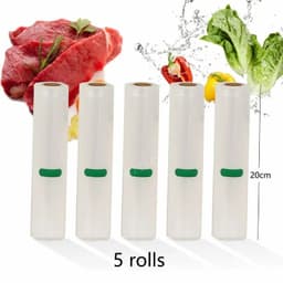 image-BPA FREE 5 Rolls/Lot Kitchen Food Vacuum Bag Storage Bags for Vacuum Sealer Food Keep Packing 12+15+20+25+28cm*500cm