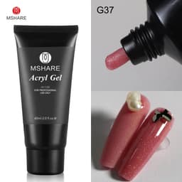image-MSHARE Poly Nails Acryl Gel 60ml 60g Builder UV Led Acrylgel Nails Extensions Acrylic Pink White Clear Gel Acrylatic Cover
