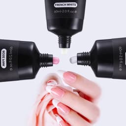 image-MSHARE Poly Nails Acryl Gel 60ml 60g Builder UV Led Acrylgel Nails Extensions Acrylic Pink White Clear Gel Acrylatic Cover