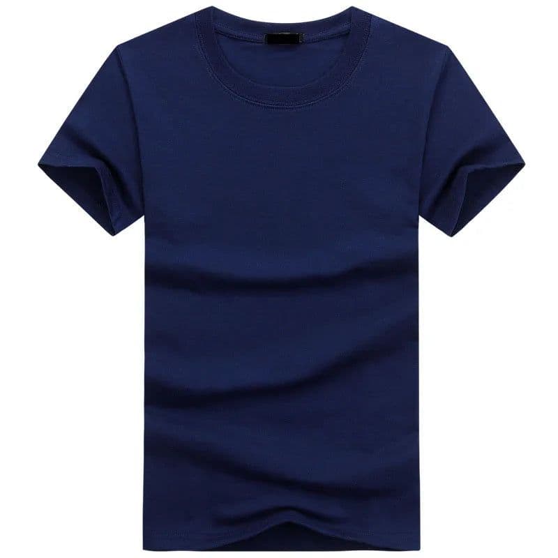 image-2020 6pcs/lot High Quality Fashion Men's T-Shirts Casual Short Sleeve T-shirt Mens Solid Casual Cotton Tee Shirt Summer Clothing