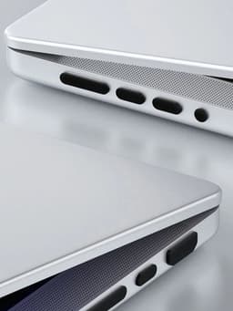 image-Soft Silicone Anti Dust Plug For MacBook Pro 14 16 M3 A2780 A2779 A2442 A2485 2991 2918 Stopper Laptop Dustproof Interface Cover