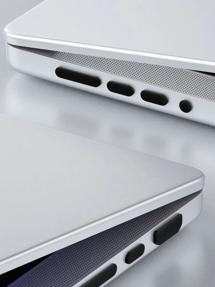 image-Soft Silicone Anti Dust Plug For MacBook Pro 14 16 M3 A2780 A2779 A2442 A2485 2991 2918 Stopper Laptop Dustproof Interface Cover