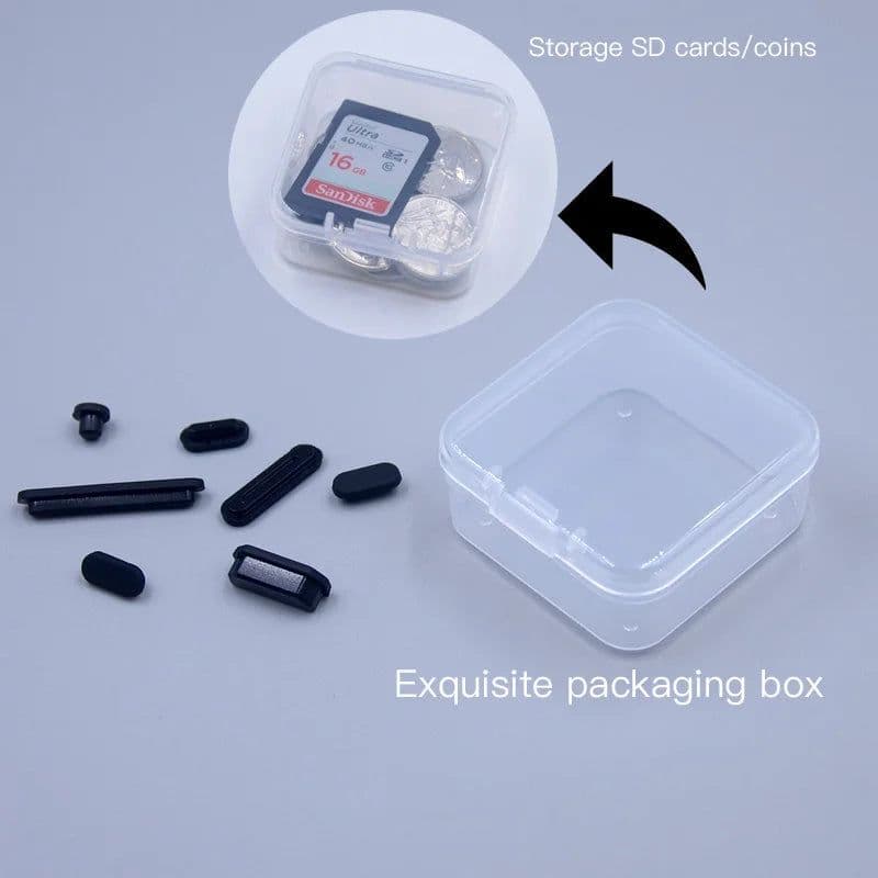 image-Soft Silicone Anti Dust Plug For MacBook Pro 14 16 M3 A2780 A2779 A2442 A2485 2991 2918 Stopper Laptop Dustproof Interface Cover