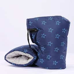 image-Waterproof Motorcycle Handlebar Gloves Winter Hand Protector Windproof Liner Warm Motorbike Scooter Handle Cover Gloves 2pcs