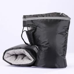 image-Waterproof Motorcycle Handlebar Gloves Winter Hand Protector Windproof Liner Warm Motorbike Scooter Handle Cover Gloves 2pcs
