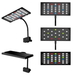 image-USB Aquarium Light LED Clip On Fish Tank Light With Adjustable Brightness 360° Rotation Full Spectrum Water Grass Lamp