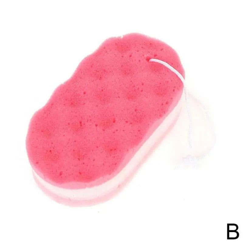 image-Three-layer Wave Bath Sponge Body Brush Shower Skin Clean Massage Cleaning Shower Brush Skin Remover For Kids Adults