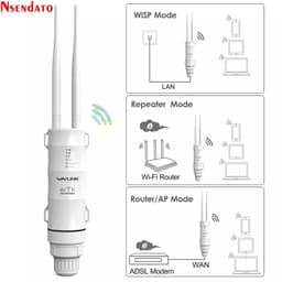 image-Outdoor WiFi Long Range Extender Wireless Dual Band 2.4G/5Ghz AC1200 AC600 High Power Wifi Router/Repeater Signal Booster POE