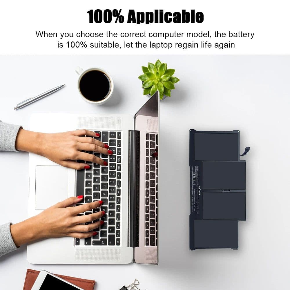 image-SKOWER Laptop Battery For Apple Macbook Air 11 13 Inch A1466 A1370 A1369 A1465 Replacement A1375 A1406 A1405 A1377 Batteries