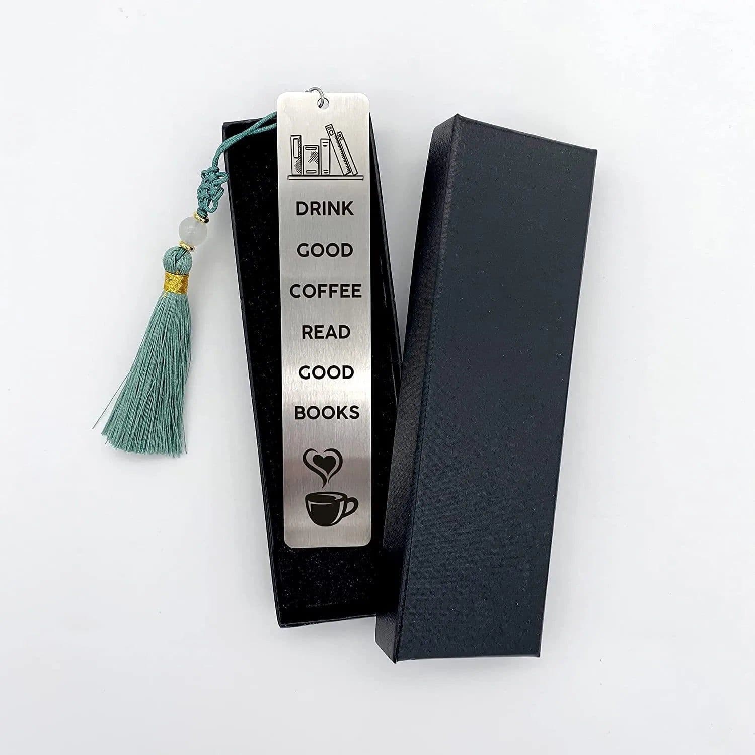 image-Stainless Steel Bookmark Inspirational Gift For Cross-Border Book Enthusiasts In Europe And America Tassel Pendant Soul Bookmark