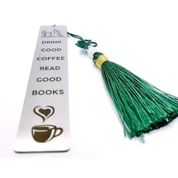 image-Stainless Steel Bookmark Inspirational Gift For Cross-Border Book Enthusiasts In Europe And America Tassel Pendant Soul Bookmark