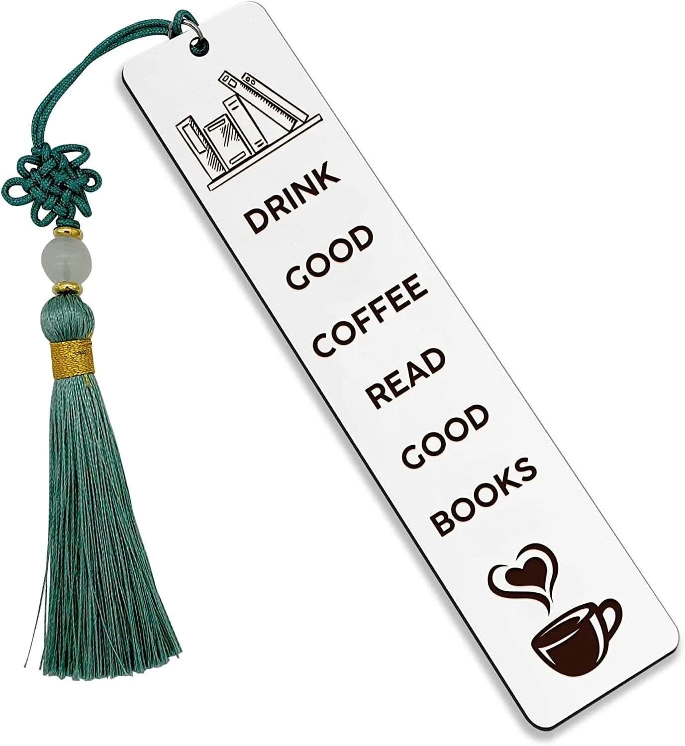 image-Stainless Steel Bookmark Inspirational Gift For Cross-Border Book Enthusiasts In Europe And America Tassel Pendant Soul Bookmark