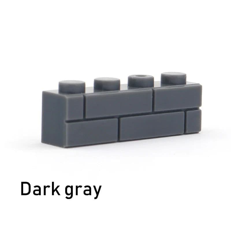 image-50pcs DIY Building Blocks Thick wall Figures Bricks 1x4 Dots Educational Creative Size Compatible With Brands Toys for Children