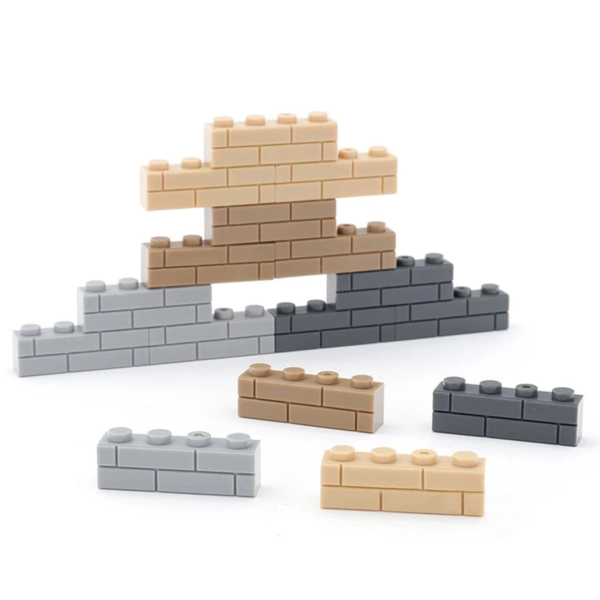 image-50pcs DIY Building Blocks Thick wall Figures Bricks 1x4 Dots Educational Creative Size Compatible With Brands Toys for Children