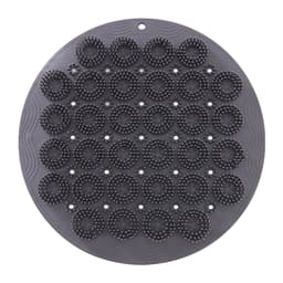 image-30cm Body Exfoliating Massage Brush Bathroom Non-slip Shower Mat Back Massage Brush Silicone Foot Wash Body Cleaning Bath Tools